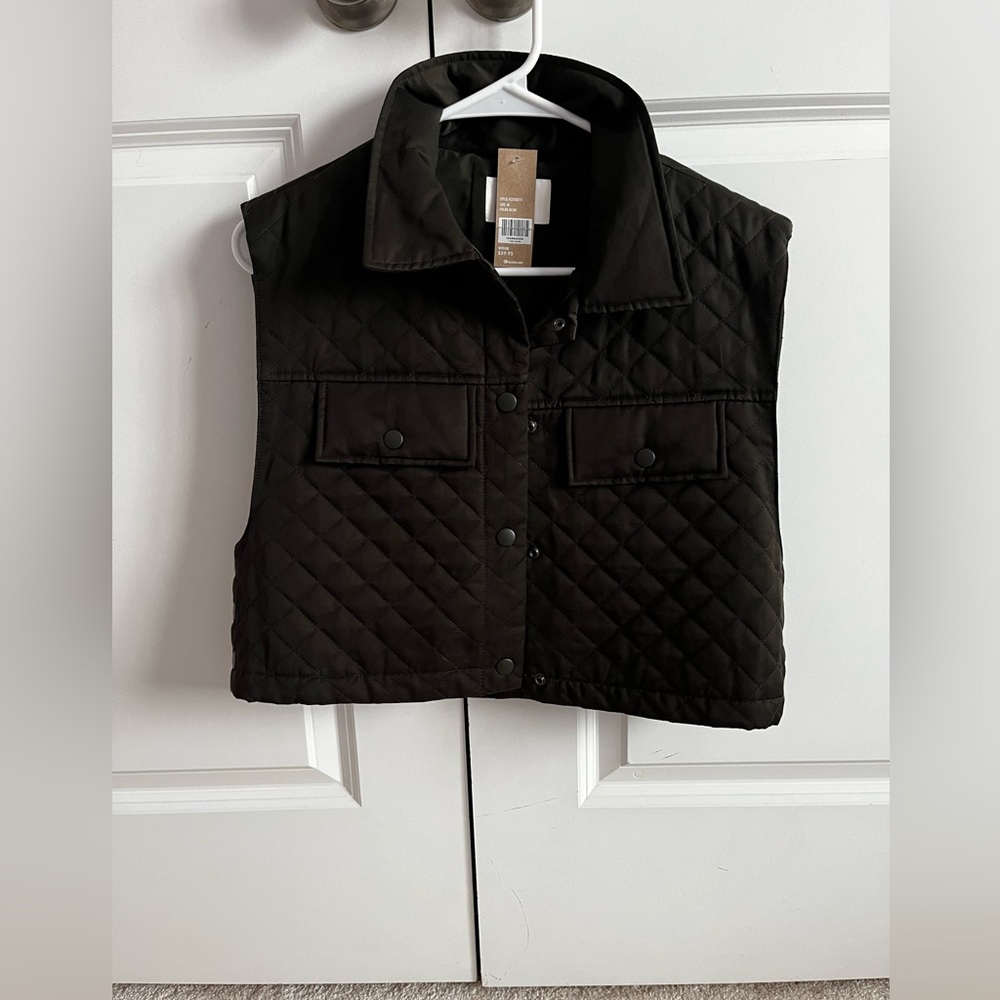 BKE Olive green vest